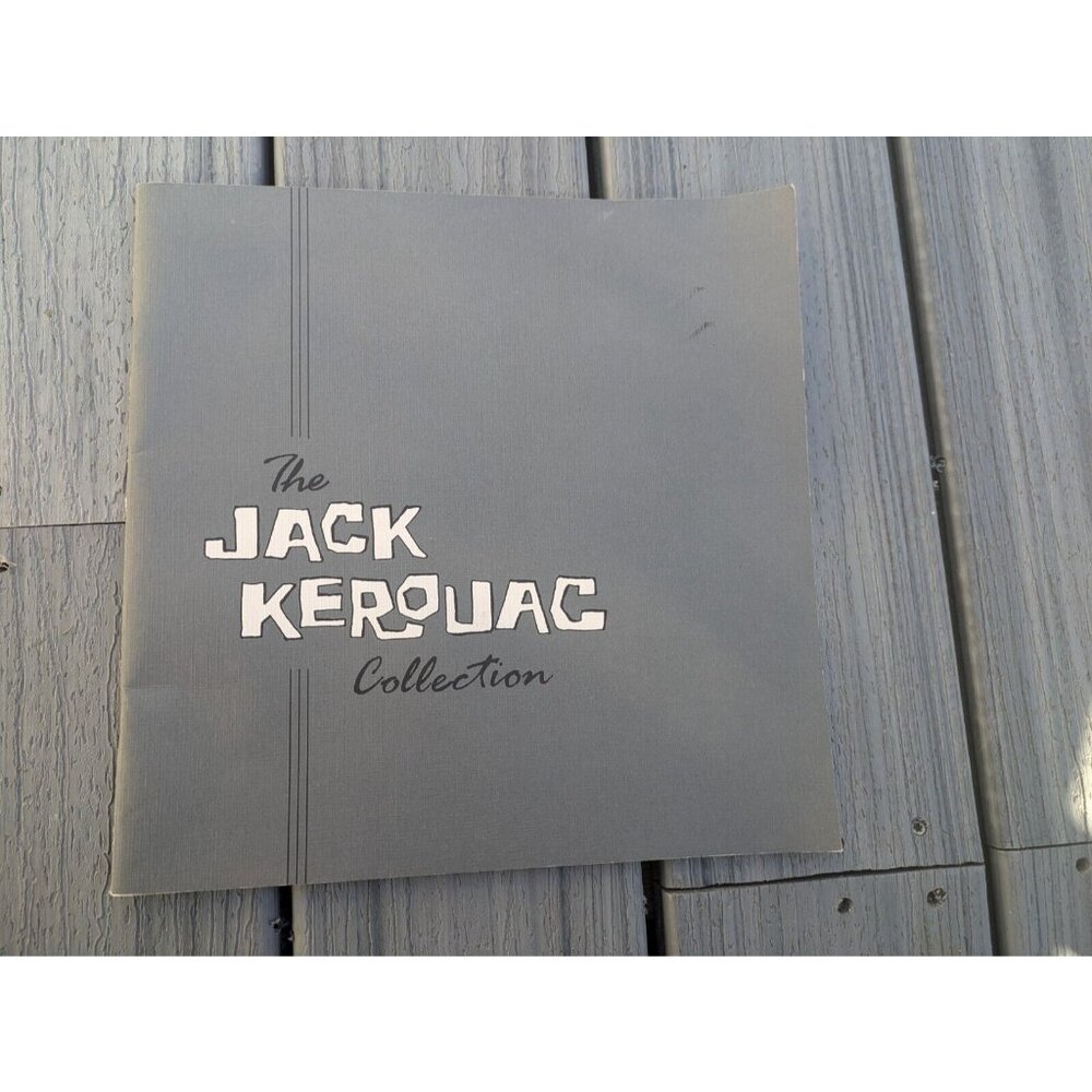 Jack Kerouac "Collection" Liner Notes / Booklet Only - Gray Word Beat LP Book